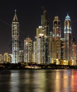Dubai Skyline, Dubai Vereinigte Arabische Emirate - Bildtankstelle.de