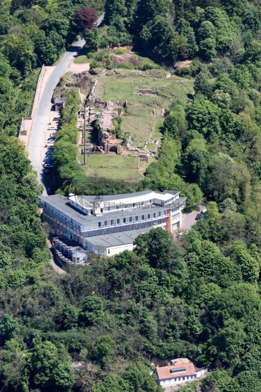 Luftaufnahme vom Schlossberg in Homburg, Saarland - Bildtankstelle.de