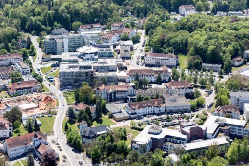 Luftaufnahme von der Universität in Homburg, Saarland - Bildtankstelle.de