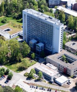 Luftaufnahme von der Universität in Homburg, Saarland - Bildtankstelle.de