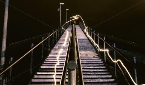 Lightpainting auf Treppe - Bildtankstelle.de