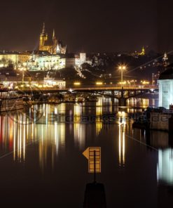 Prag bei Nacht - Bildtankstelle.de