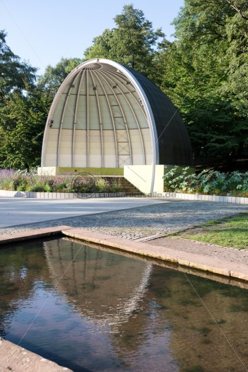 Pavillon im Deutsch-Französischen Garten, DFG, Saarbrücken, Saarland - Bildtankstelle.de