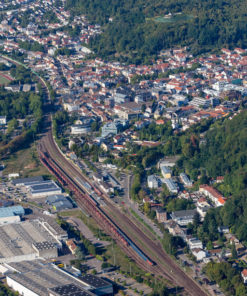 Luftaufnahme von Merzig, Saarland - Bildtankstelle.de