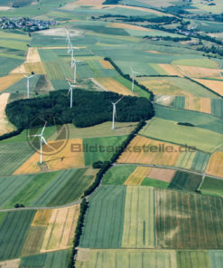 Luftbild von Feldern im  Kreis Merzig-Wadern, Saarland, Deutschl - Bildtankstelle.de