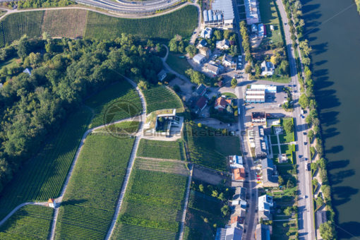 Luftbild von Schengen, Luxemburg - Bildtankstelle.de