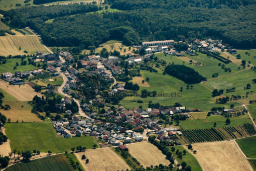 Luftbild von Tettingen-Butzdorf im  Kreis Merzig-Wadern, Saarland, Deutschland - Bildtankstelle.de