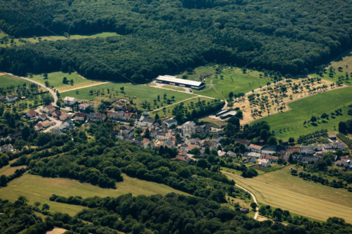 Luftbild von Wochern im  Kreis Merzig-Wadern, Saarland, Deutschl - Bildtankstelle.de